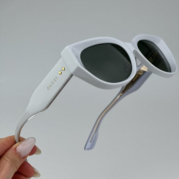 Gucci GG1532SA 003 BRAND NEW Sunglasses Grey Unisex Cat Eye